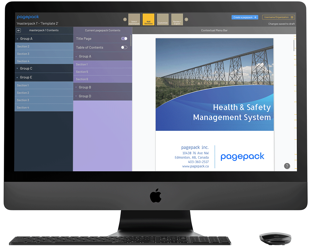 pagepack document assembly tool on imac screen creating documents fast